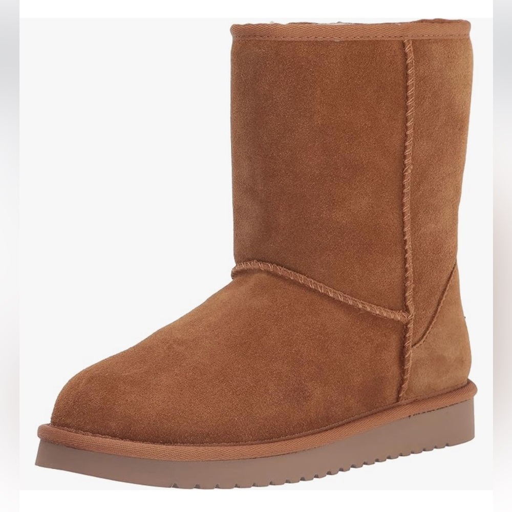 MAKALU Brown Suede Sherling Lined Boots Size 10